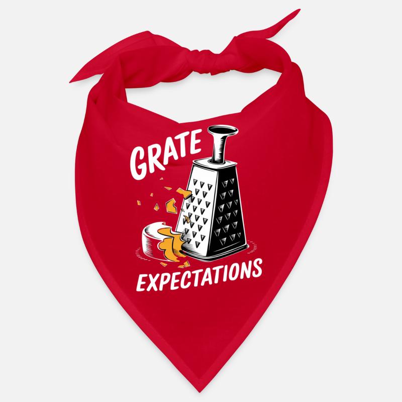 Grate Expectations Pun Design Bandana