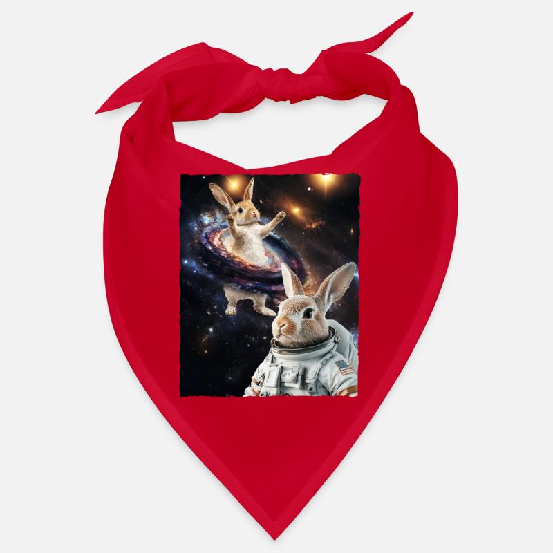 Cute Easter Bunny Astronaut Space Meme Galaxy Astr Bandana