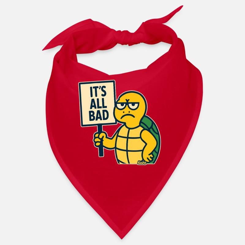 Bad mood turtle: Everything is bad Bandana
