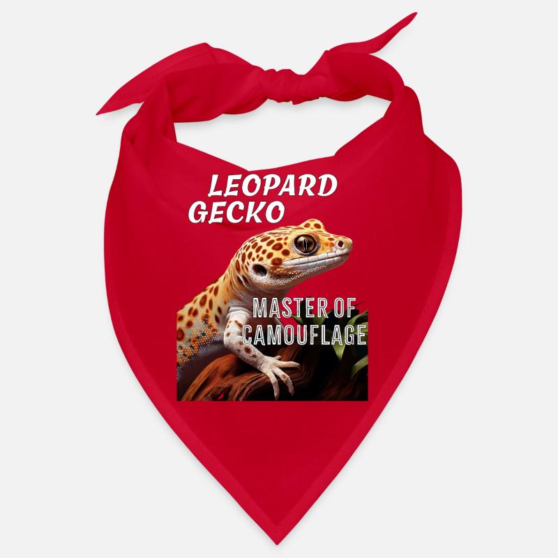 GECKO LÉOPARD MAÎTRE DU CAMOUFLAGE Bandana