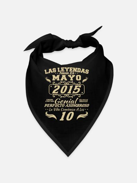 Mai 2015 Vintage Cadeau d’anniversaire - Bandana - noir - Devant
