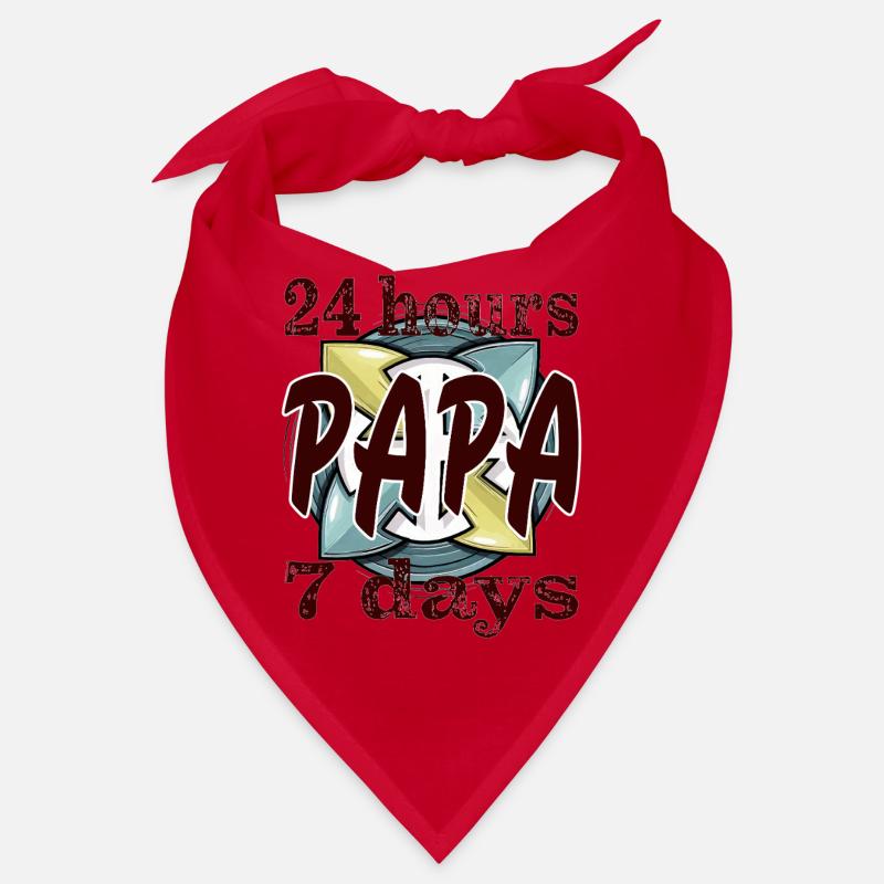24 hours 7 days PAPA Bandana
