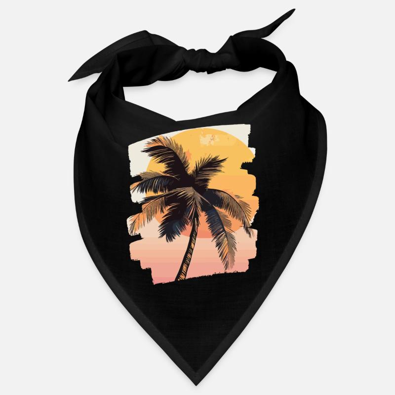 Palm Tree Sunset Somme Bandana