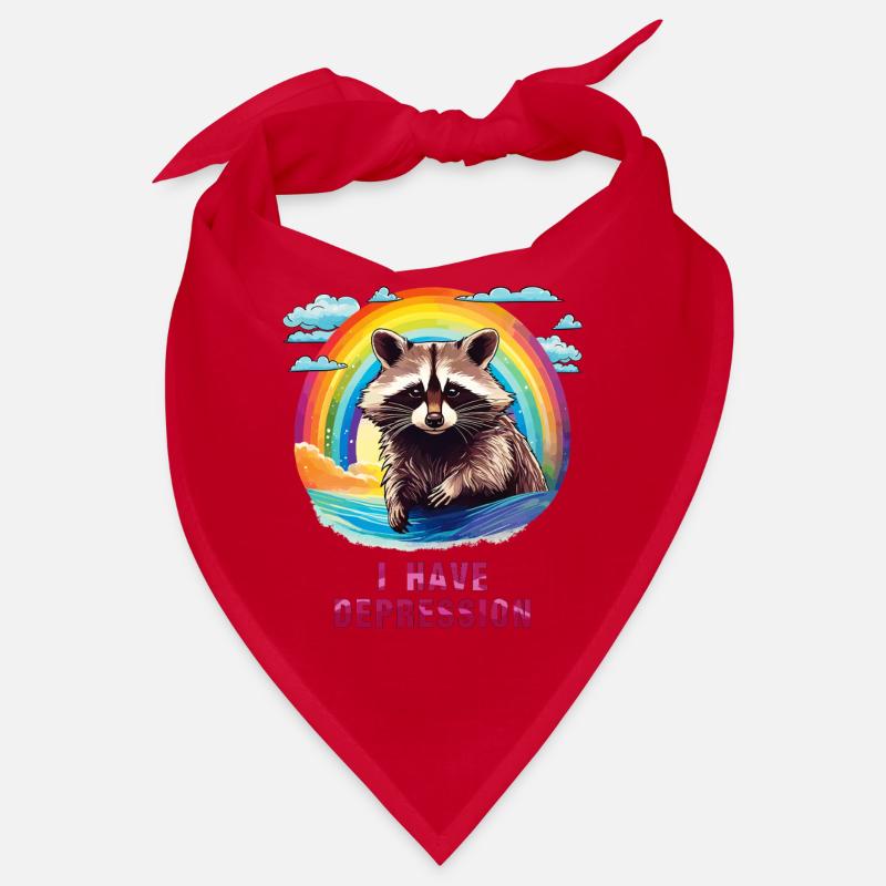 WASCHBÄR I HAVE DEPRESSION Bandana