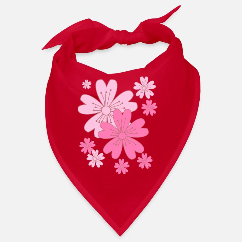 Fallende Sakura Kirschblüten Bandana