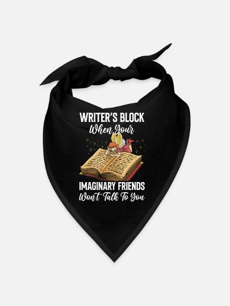 Writer Writing Novels Author - Bandana - black - Front