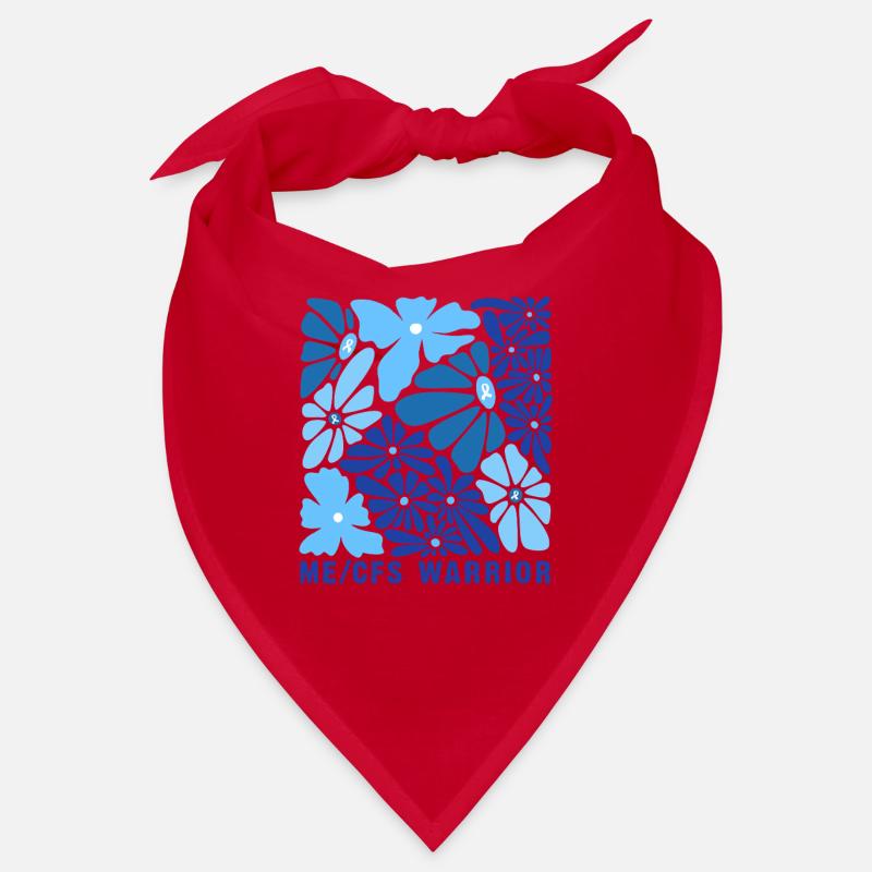 ME CFS Warrior Blumenmuster Bandana