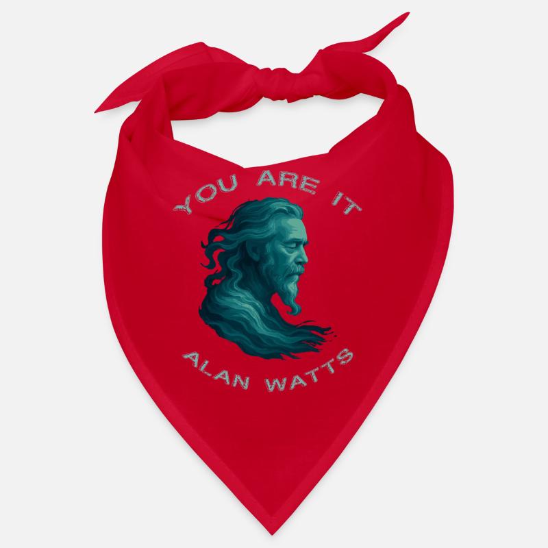Du bist es Alan Watts Kunst Bandana
