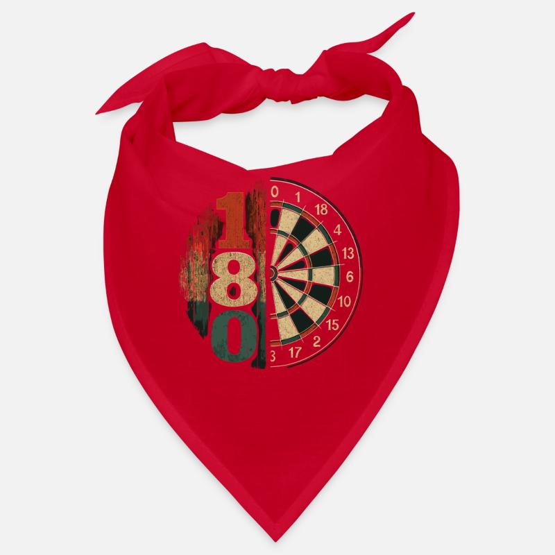 180 fléchettes Look rétro avec disque Bandana