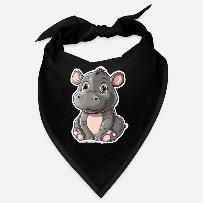 Hippopotame Bandana