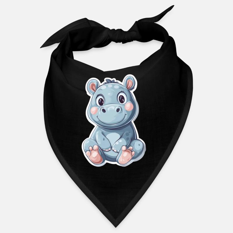 Nilpferd Bandana