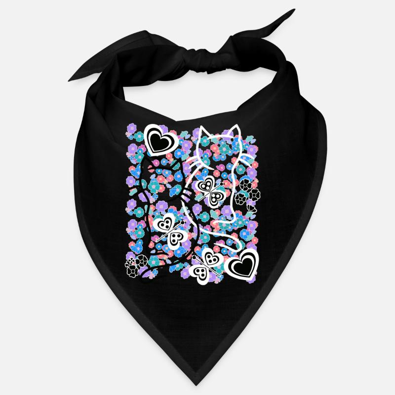 Retro Katze 60er Bandana