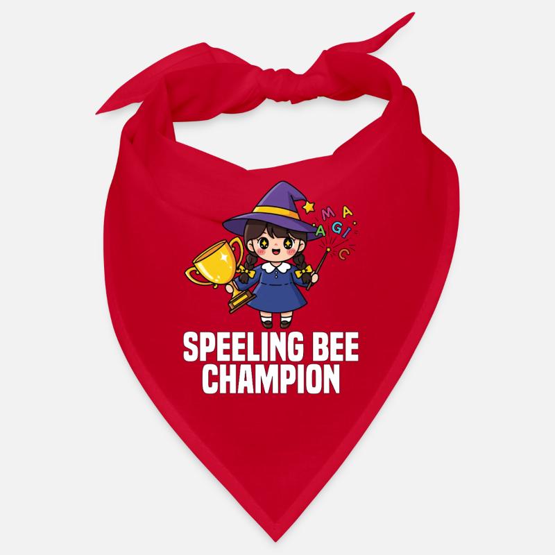 SPEELING BEE CHAMPION - SORCIÈRE HALLOWEEN Bandana