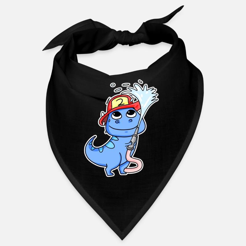 Fire Brigade Dino Motif Bandana