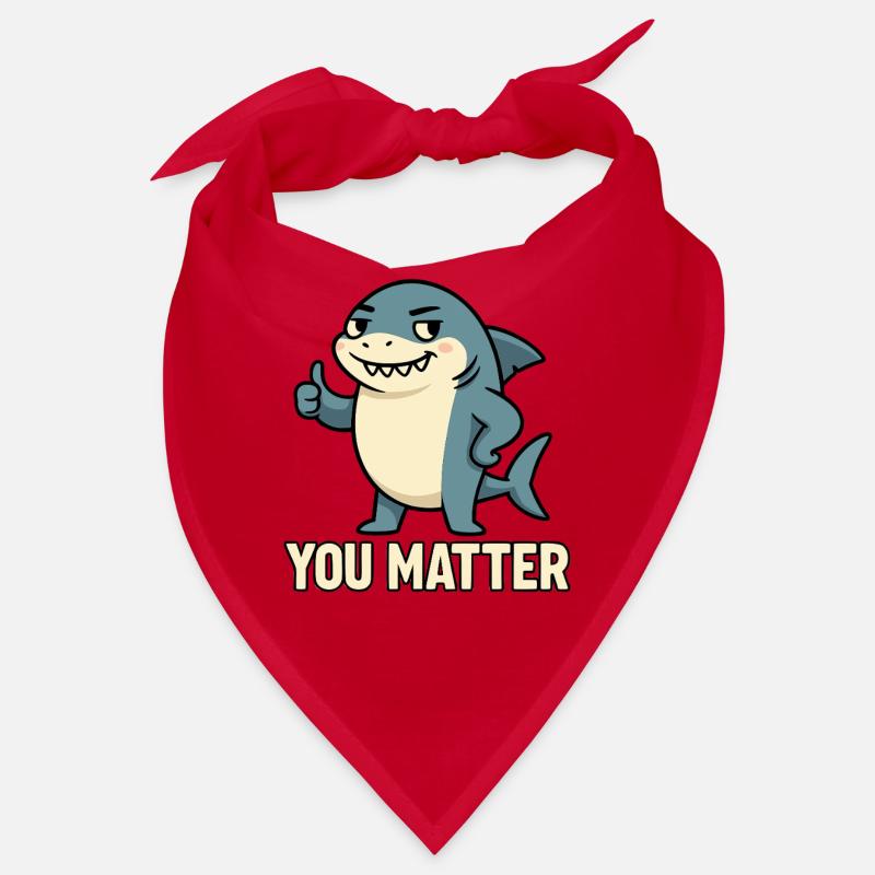 Charming shark with slogan motivation Bandana