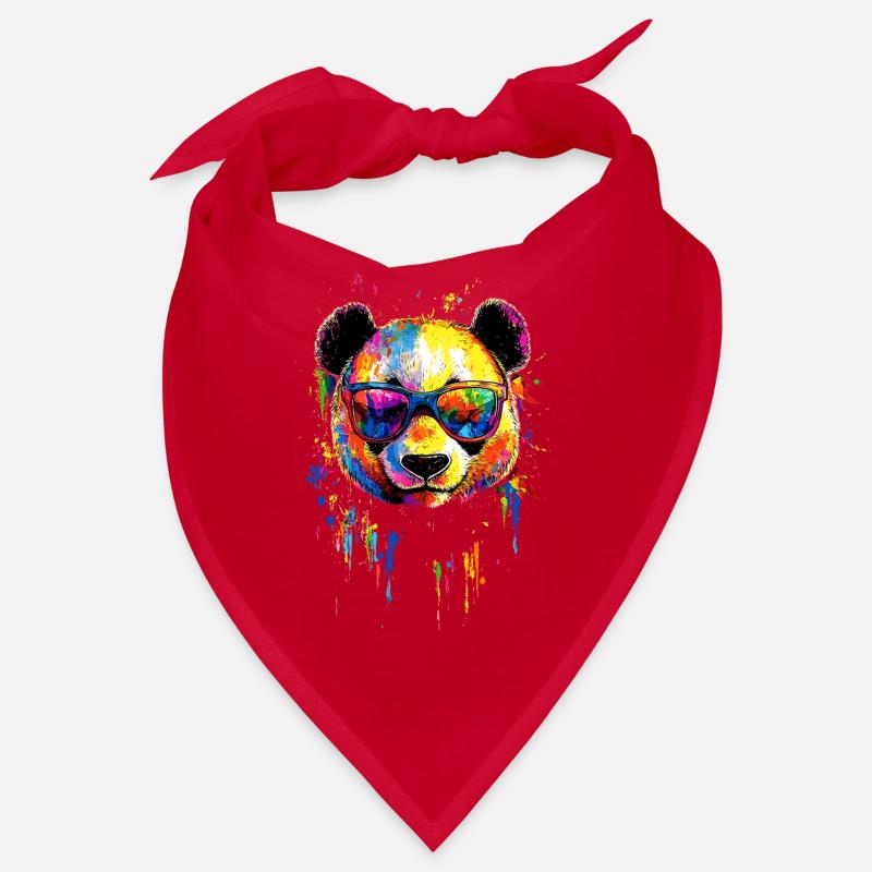 Panda Ours Pandas Géants Panda Géant Mignon Panda Ours Panda Bandana