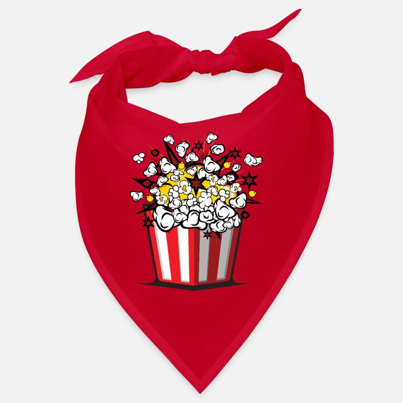 Popcorn Karneval Fasching Halloween Pop Corn Bandana