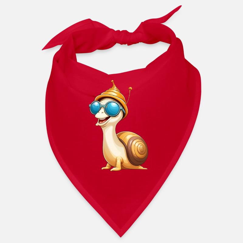 Sonnen-Snappy Schnecke mit Sonnenbrille  Bandana