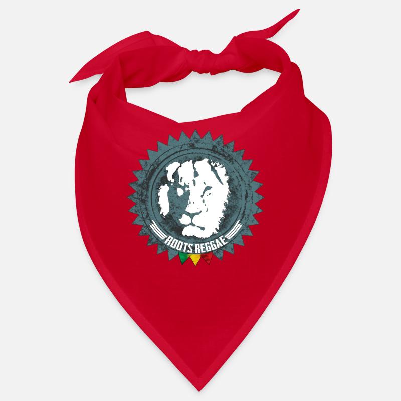 Rootsreggae Abzeichen Logo mit Löwe Bandana