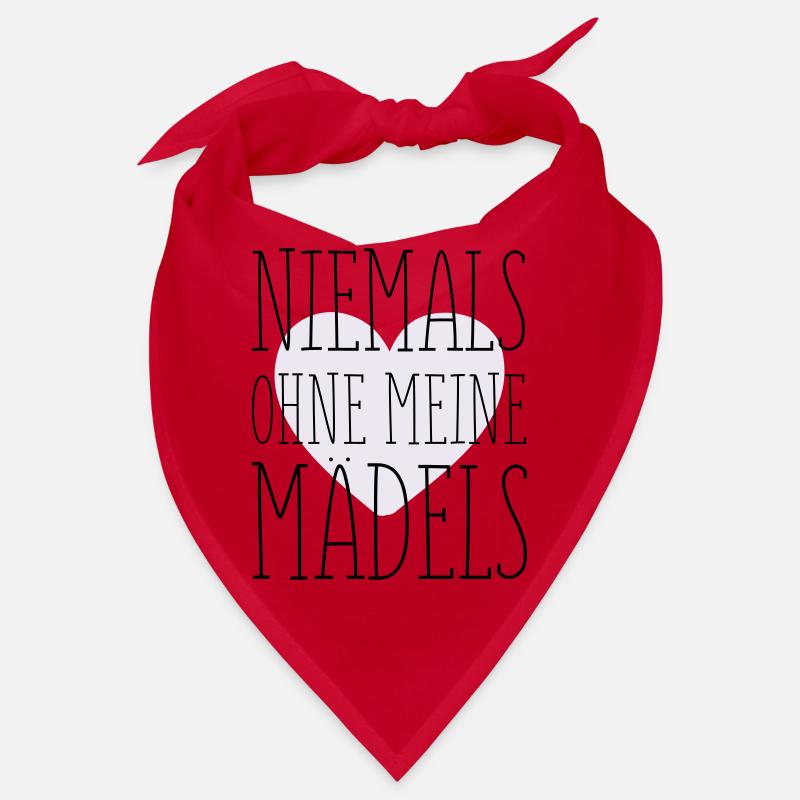 Meine Mädels Spruch Bandana