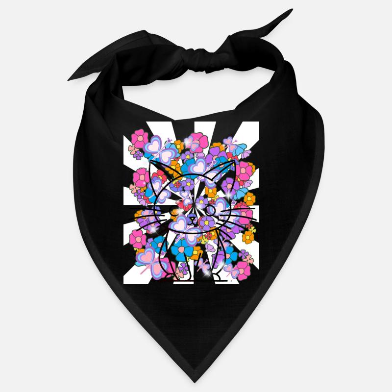 Retro Katze Kinder 60er Bandana