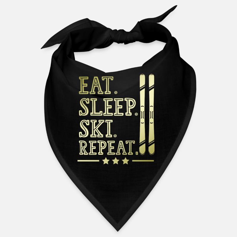 Manger dormir Ski Répéter Bandana