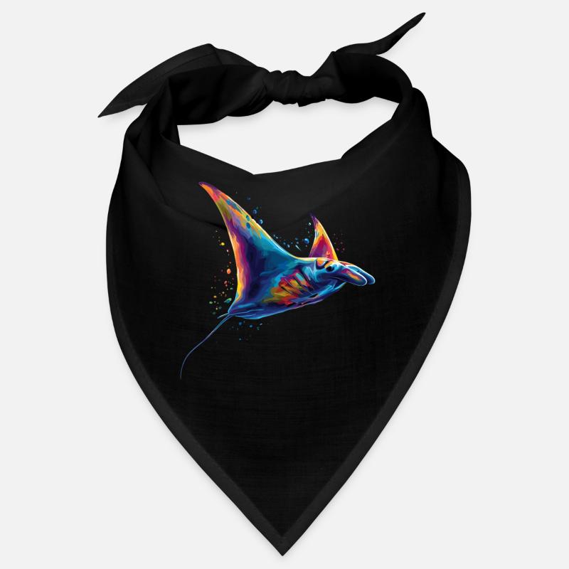 Manta Rochen Teufelsrochen Stachelrochen Taucher Bandana