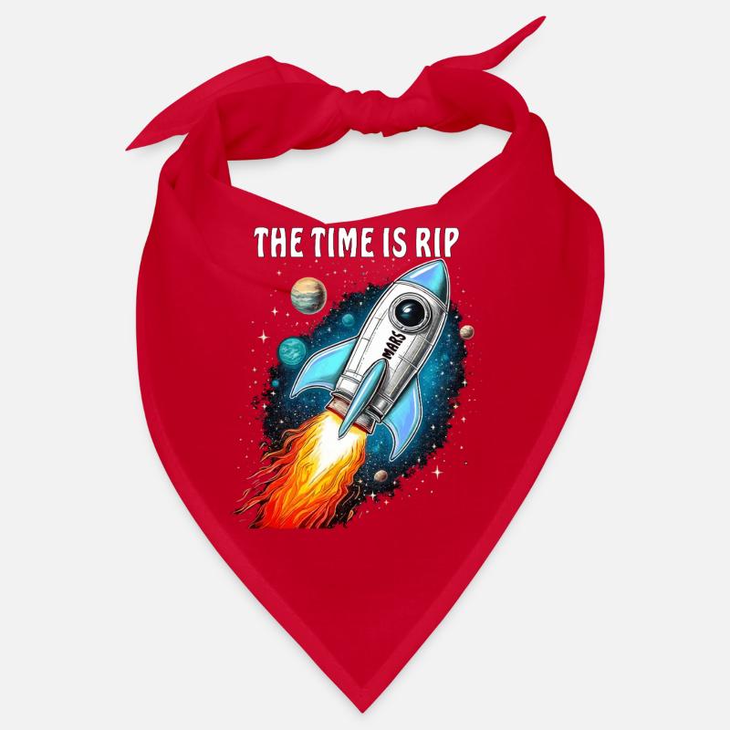 RAKETE MARS THE TIME IS RIP Bandana