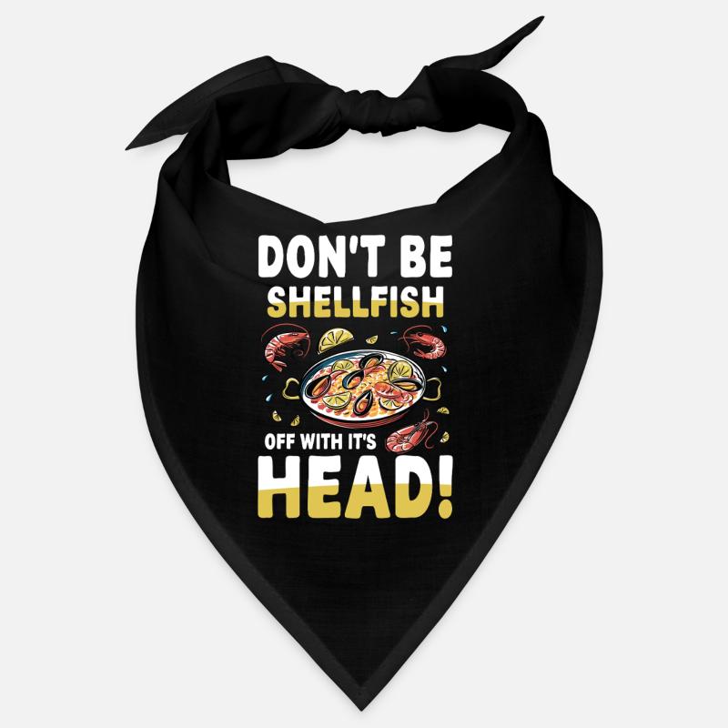 Don't Be Shellfish: Humorous Seafood Bandana