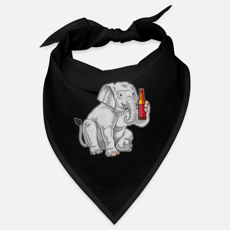 Elephant bouteille de bière Bandana