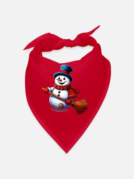 SCHNEEMANN - Bandana - Rot - Vorne