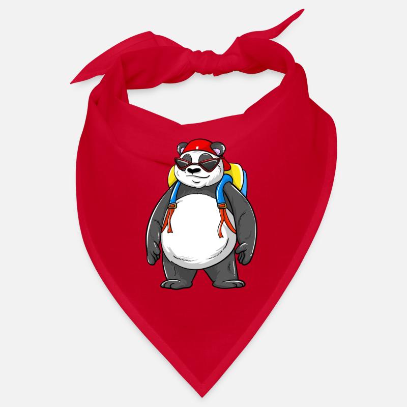 Panda Backpack Ready Back to School 2026 Vibes Bandana