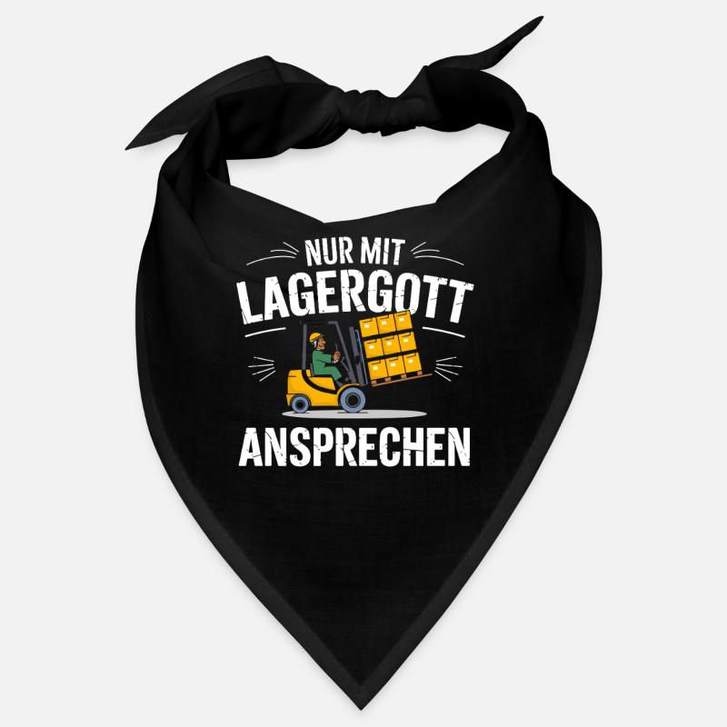  Nur Mit Lagergott Ansprechen Staplerfahrer Bandana