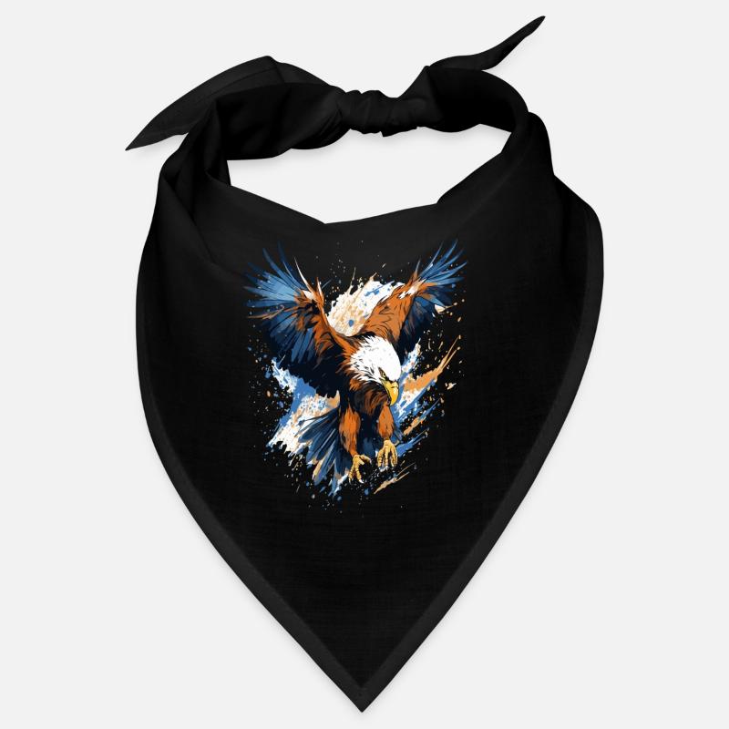 Stormy Eagle Splash Art Bandana
