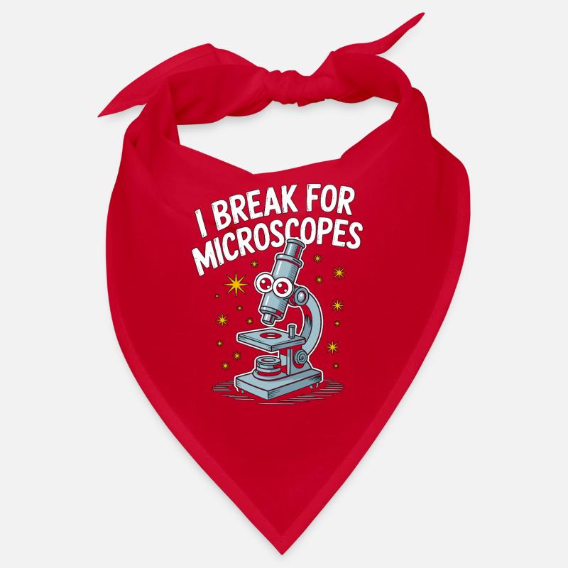 Lab Technician I Break For Microscopes Scientist Bandana
