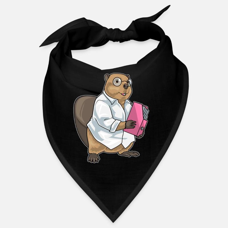 Beaver Secretary Folder Office Bandana