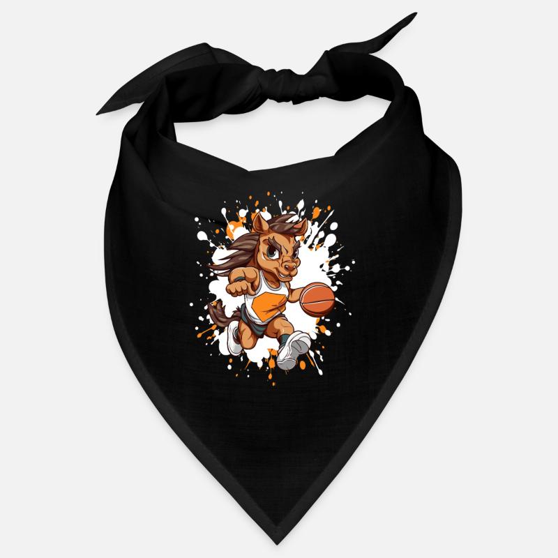 Basketball pony in sprinter style Bandana