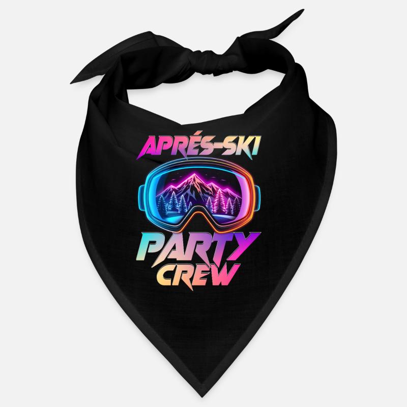 Après Ski Party Crew colorée Bandana