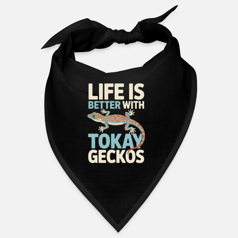 Life Is Better With Tokay Geckos Bandana