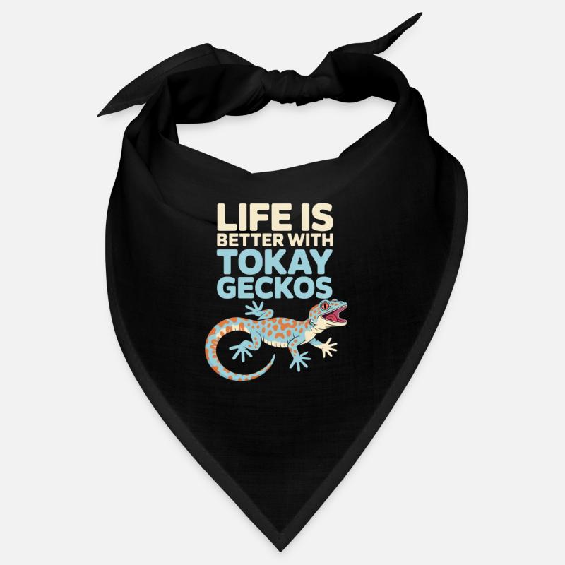Life Is Better With Tokay Geckos Bandana