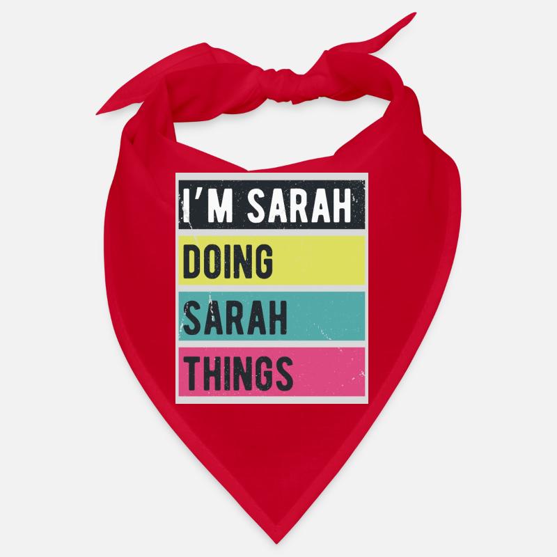 I'm Sarah Doing Sarah Things Retro Bandana