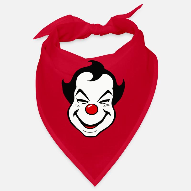 Carnaval du visage de clown joyeux Carnaval Carnaval Bandana