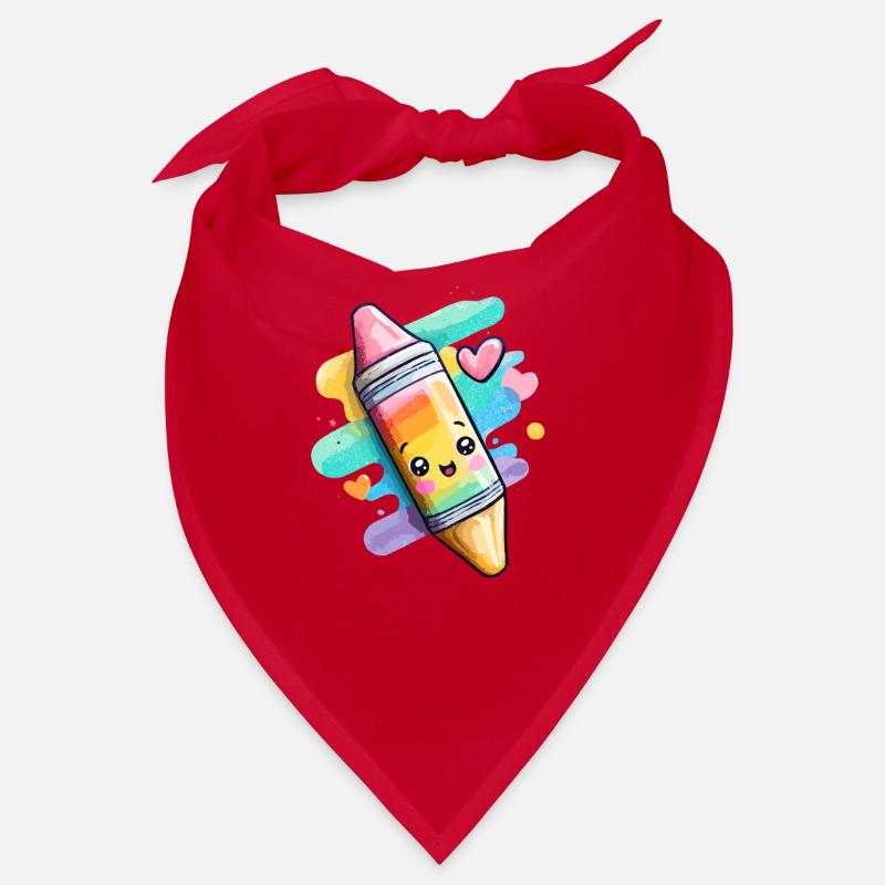 Regenbogen Kreide  Bandana