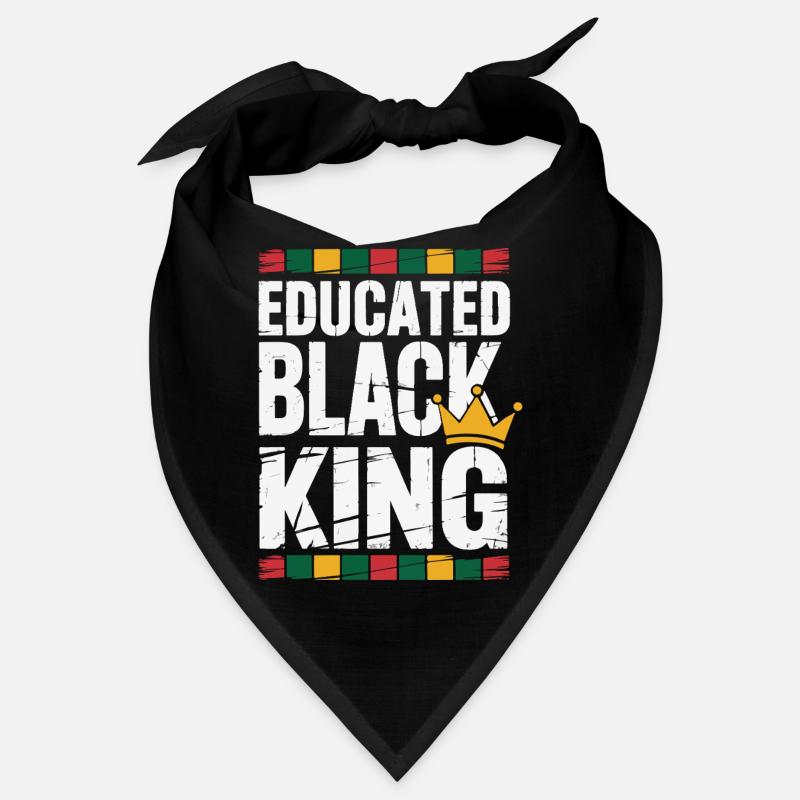 Roi noir instruit | Citation de l’Afro Pride | Noir Bandana