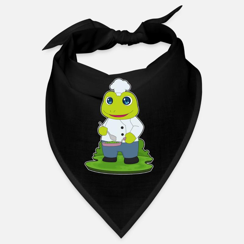 Frosch Koch Pfanne Kochen Bandana