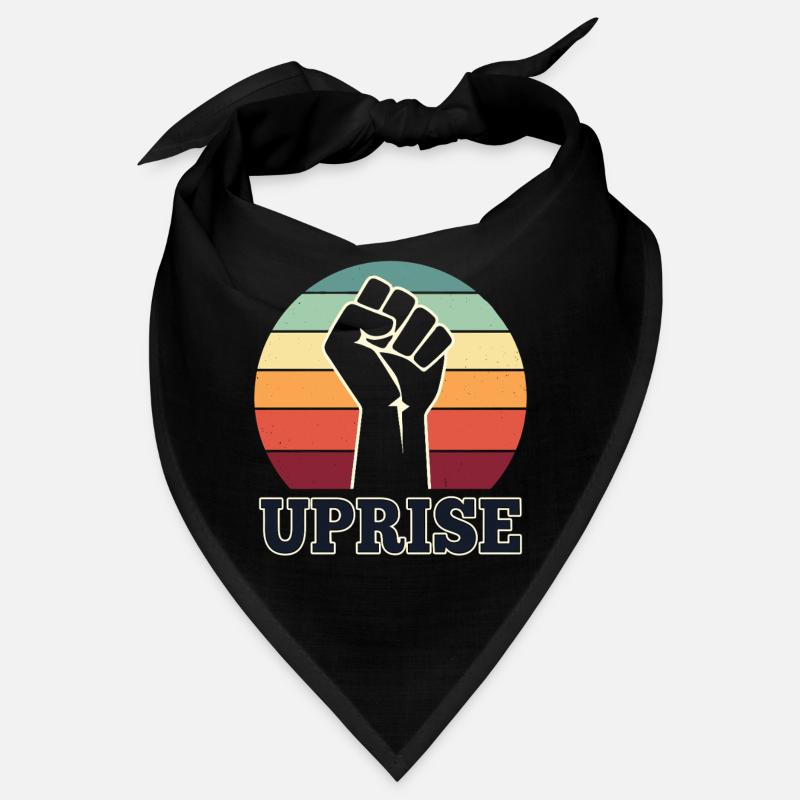 RISE Motiv mit Faust Stärke Statement Bandana
