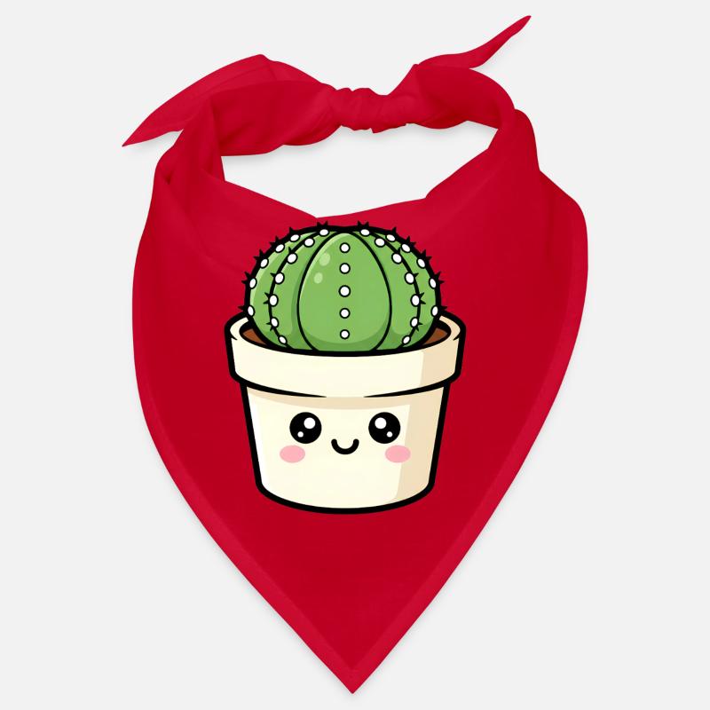 Cactus Kawaii dans le pot Bandana