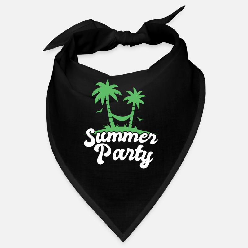 Summer Party Palm Tree Design Bandana