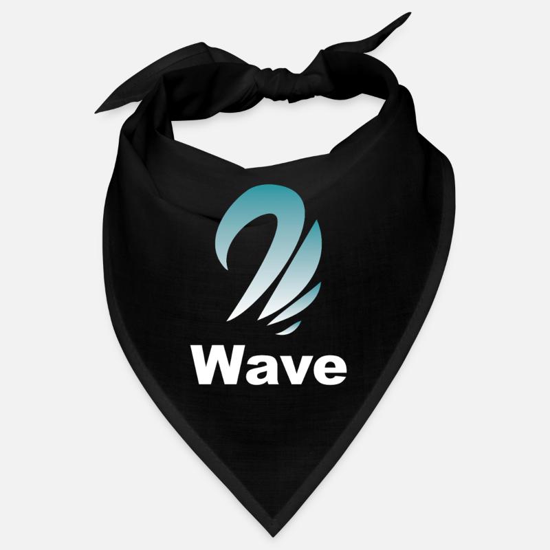 Wave Gradient Logo Design Bandana