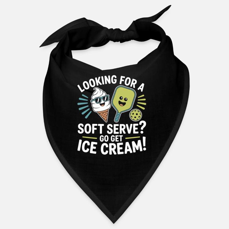 Joueur de pickleball à la recherche d’un dinking soft serve Bandana